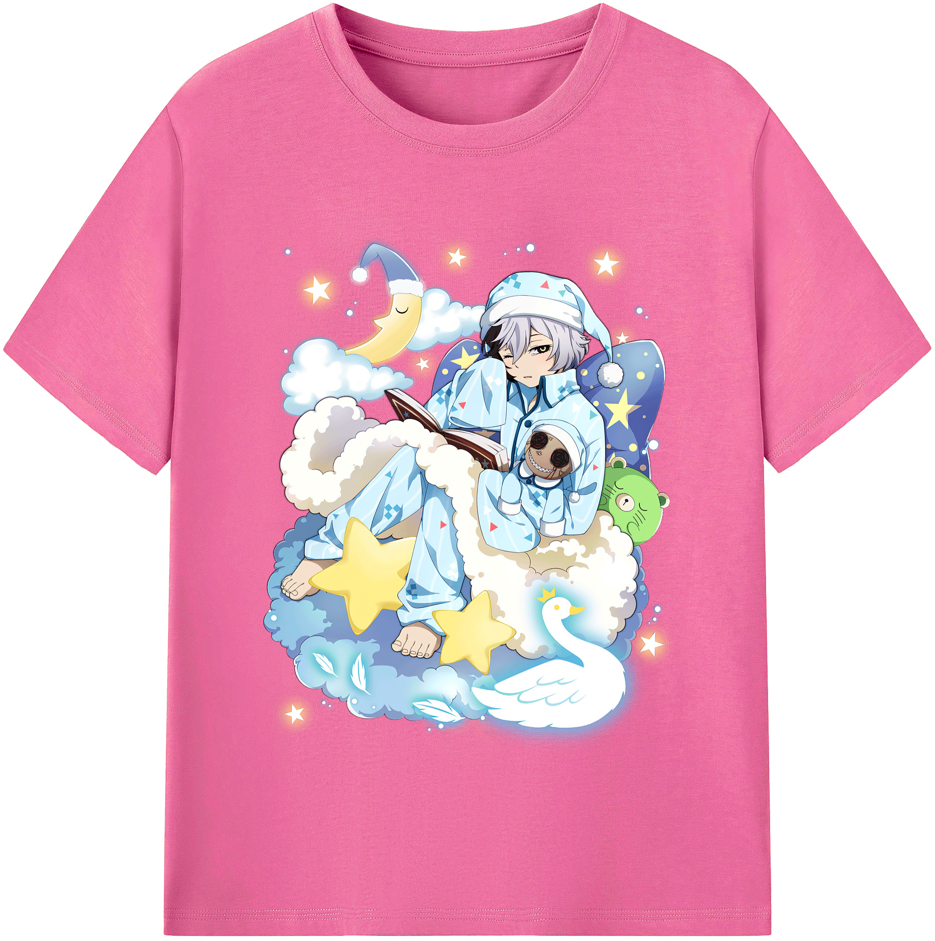 （画像用） 文豪ストレイドッグス Bungo Stray Dogs レディースカジュアルプリントTシャツ（綿100％）